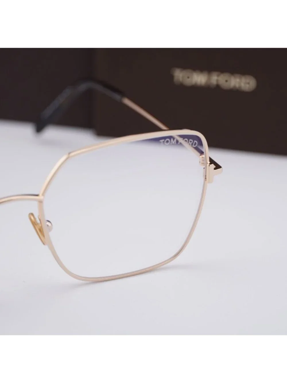 Tom Ford FT5739-B 028 Butterfly Women Eyeglasses 57mm - Gold